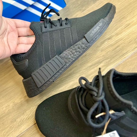 NEW! Adidas Black & Pink NMD_R1 Sneakers - Picture 10 of 17